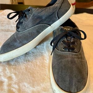 Sperry Men's Charcoal Canvas Sneakers